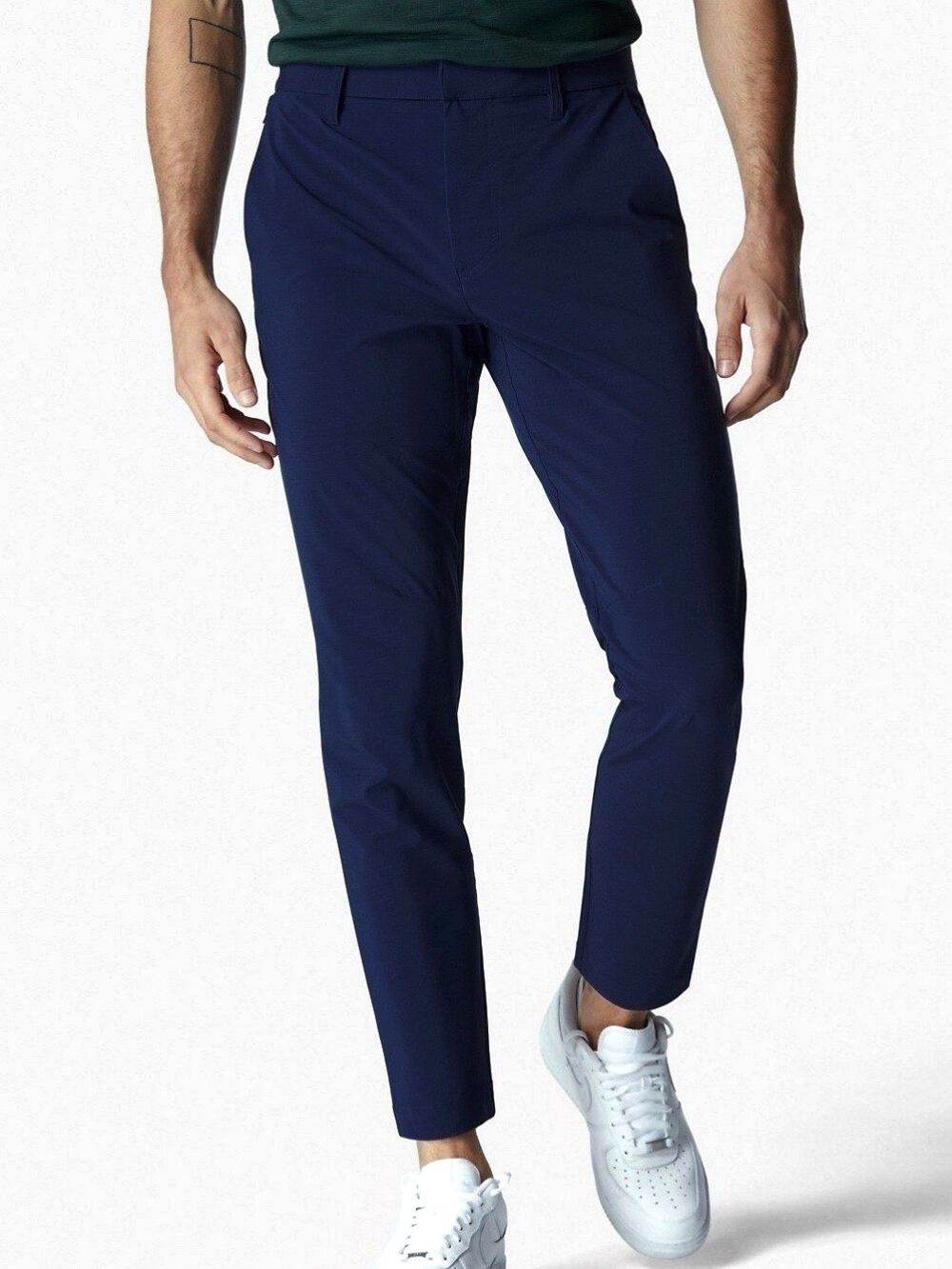 NWT Fabletics Navy Blue The Only Pant Classic Fit Men Size 30x32 (31x30 Actual)